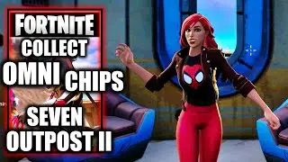 Collect Omni Chips at Seven Outpost II - Fortnite Chapter 3 Season 2 Omni Sword Week 6 Quest