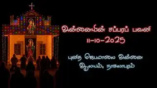 புனித ஜெபமாலை அன்னையின் சப்பரப் பவனி (11/10/2025), நாகலாபுரம்.