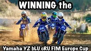 WINNING the Yamaha YZ bLU cRU FIM Europe Cup | Masterclass YZ65 2024 | Liljann141 #137