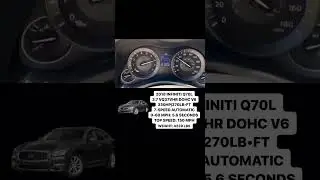 2018 INFINITI Q70L 0-60 #infiniti #0to60 #speed #viralshort