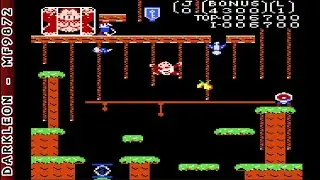 Atari 7800 - Donkey Kong Junior &copy; 1988 Atari Corporation - Gameplay