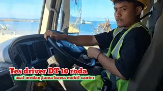 ⛔️Tes driver DT 10 roda asal sumut,coba coba mobil besar siapa tahu lulus