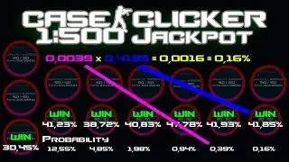 Case Clicker | The 1:500 Jackpot Win Streak | Lucky Jackpot Games In A Row
