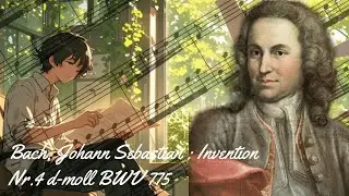 Bach: Invention No. 4 in D minor, BWV 775 (Harp ver.)/バッハ : インヴェンション 第4番 BWV 775 ニ短調(ハープ.ver)