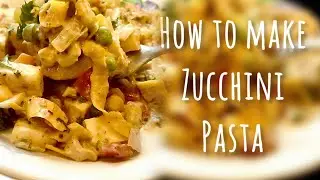 Zucchini Pasta in 10 min | Quick & Easy Keto Zucchini Pasta for Weight Loss | Best Keto Pasta Ever