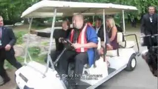 Britney Spears and boyfriend Jason Trawick ride a golf cart  in Central Park, NYC