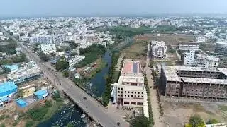 Another View of Nandyal by Drone Camera