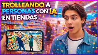 😂TROLLEANDO A PERSONAS CON IA EN  TIENDAS🤖 #humor #ia #broma #reels
