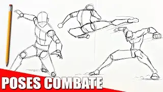 CÓMO DIBUJAR POSES ANIME - DIBUJA CUALQUIER POSE