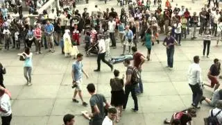Flashmob - Trafalgar Square London - Rocket Attacks on Israel