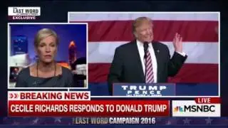 Cecile Richards on MSNBC 10/20/16