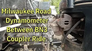 Coupler-to-Coupler: BN 3 Facing the Dynamometer Car on the Illinois Railway Museum Mainline 2025