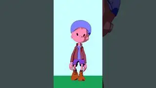 Testing Mixamo & toon shader on Blender 3d #blender3d #3danimation #3d #cartoon