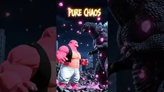🔥 What If Majin Buu Absorbed Godzilla?! #shorts #youtubeshorts #shortsfeed#majinbuu #godzilla