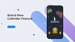 Calendar Feature📅 | Brands.live