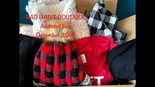 Bad Habit Boutique &mdash; Addicted Box: декабрь 2018 г.... Распаковка и примерка, а также бонусная распаковка