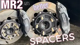 Mr2 gets better Wheel Spacers Upgrade