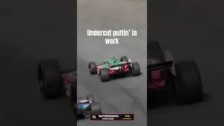 Undercut ⬇️✂️ #racing #simracing #motorsport #automobilista2 #shorts #indycar