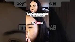 I almost lost my voice during her make up tutorial #asmr #makeuptutorial #latina #shorts