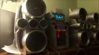 jvc hx stereo system dubstep bass test