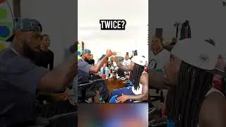 Kai Cenat Creates His Own Handshake With LeBron James! 😂🔥