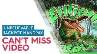 JACKPOT HANDPAY! Zillion Gators Slot - $15 Max Bet - AWESOME RETRIGGER BONUS!