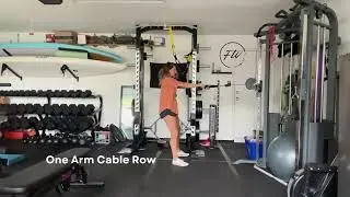 One Arm Cable Row