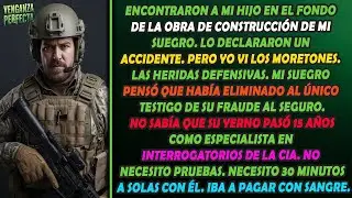 La obra de mi suegro. Mi hijo 'se cayó'. Vi los moretones. Él olvidó que fui de la CIA por 15 años.