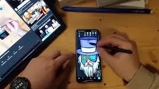 Раскраска в PENUP на Samsung S21 Ultra