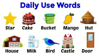 Daily Use Words in English | Daily use words Vocabulary with Pictures #vocabulary