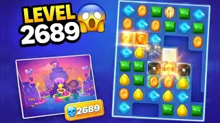 LEVEL 2689 😱 | Candy Crush Saga | Impossible Level?!🍬🍭  | #candycrushsodasaga #candycrush