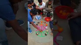 Village farm black Brinjal vs Hills orange letest unique reels game 2 //funygame ||villagegame