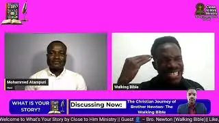 The Walking Bible recites 19 different books from the New Testament in this interview.