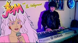 JEM & THE HOLOGRAMS -  CAN'T GET MY LOVE TOGETHER (1986) Piano/Keyboards Cover