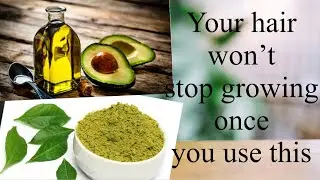 TRIPLE YOUR HAIR GROWTH WITH THIS AMAZING HENNA MASK #hairgrowth #ayurveda #henna #hairmask