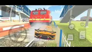 LAMBORGHINI TRAIN KE NEECHE AA GYE IN GTA 5 