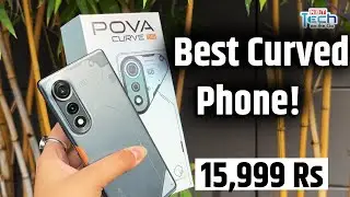 Tecno Pova Curve 5g Unboxing | Slimmest Curved Phone Under 17000!
