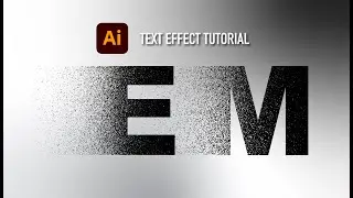 Adobe Illustrator 2023 - Dispersion Text Effect Tutorial