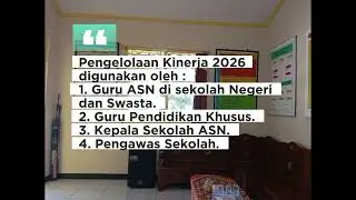 Pengelolaan Kinerja 2026 di Ruang GTK #ekinerja #tutorial #asnberakhlak