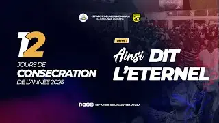 12 JOURS DE CONSECRATION DE L'ANNEE 2026 (Jour 6) | Pasteur Paul TUMBA