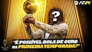 É possível ganhar a *BOLA DE OURO* na PRIMEIRA TEMPORADA no MODO CARREIRA JOGADOR EA FC 24?!