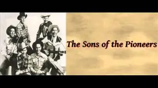 The Song of The Pioneer - The Sons of the Pioneers - Radio Transcription - Bob Nolan Intro.