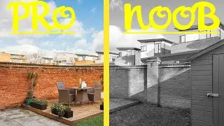 Virtual Garden Landscaping  - How I Fixed this ugly garden