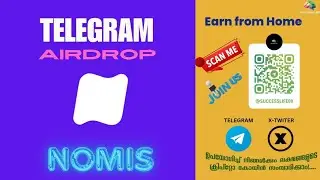 NOMIS TELEGRAM MINING BOT 🥳 NOMIS ടെലഗ്രാം മൈനിംഗ് ബോട്ട്- WORK FROM HOME
