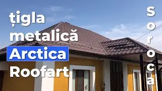acoperiș renovat cu țigla metalică Roofart Arctica &icirc;n orașul Soroca 📞 060198302