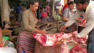 Big Beef Leg Cutting | Beef Rib Cutting | Fresh Meat Cutting 19