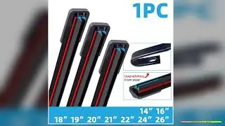 General JUshaped automotive double rubber strip wiper blade 14 16 18 19 20 21 22 24 26 New 2025 Ver