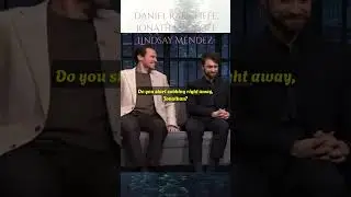 Daniel Radcliffe, Jonathan Groff   Lindsay Mendez  1 #shortsvideo #movie #hugh #interview