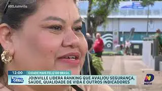 Joinville &eacute; eleita a cidade mais feliz do Brasil em 2025