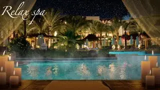 [ASMR / Ambience] Cozy Oasis Spa / 3 Hours / Wind Sound, Wave Sound, talk ambience / @Sound Forest